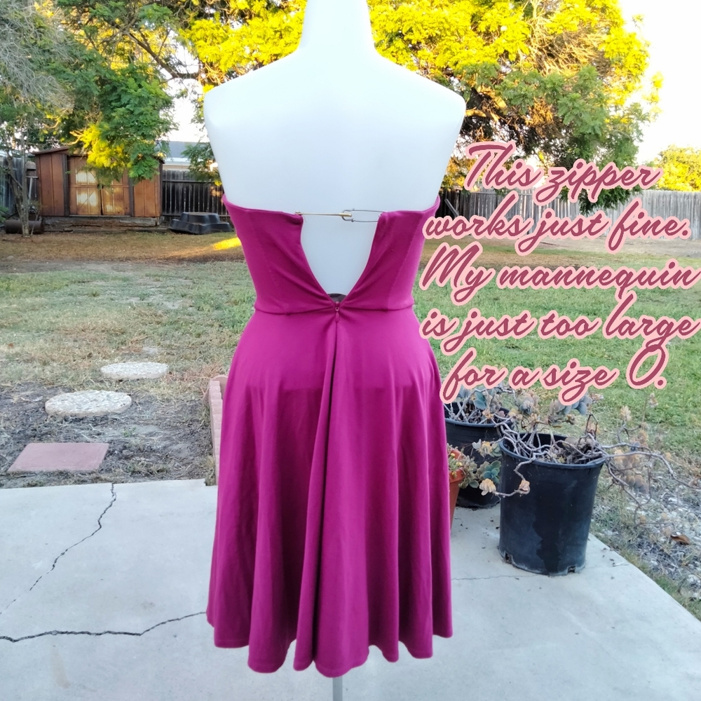 Bebe Fuchsia Minidress With Pockets - image 4